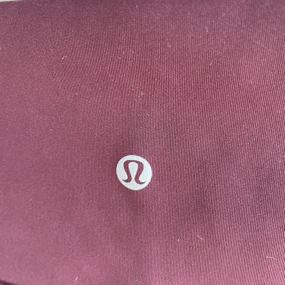 Lululemon Leggings Maroon No Size Tag Fits Like Small - Picture 4 of 8